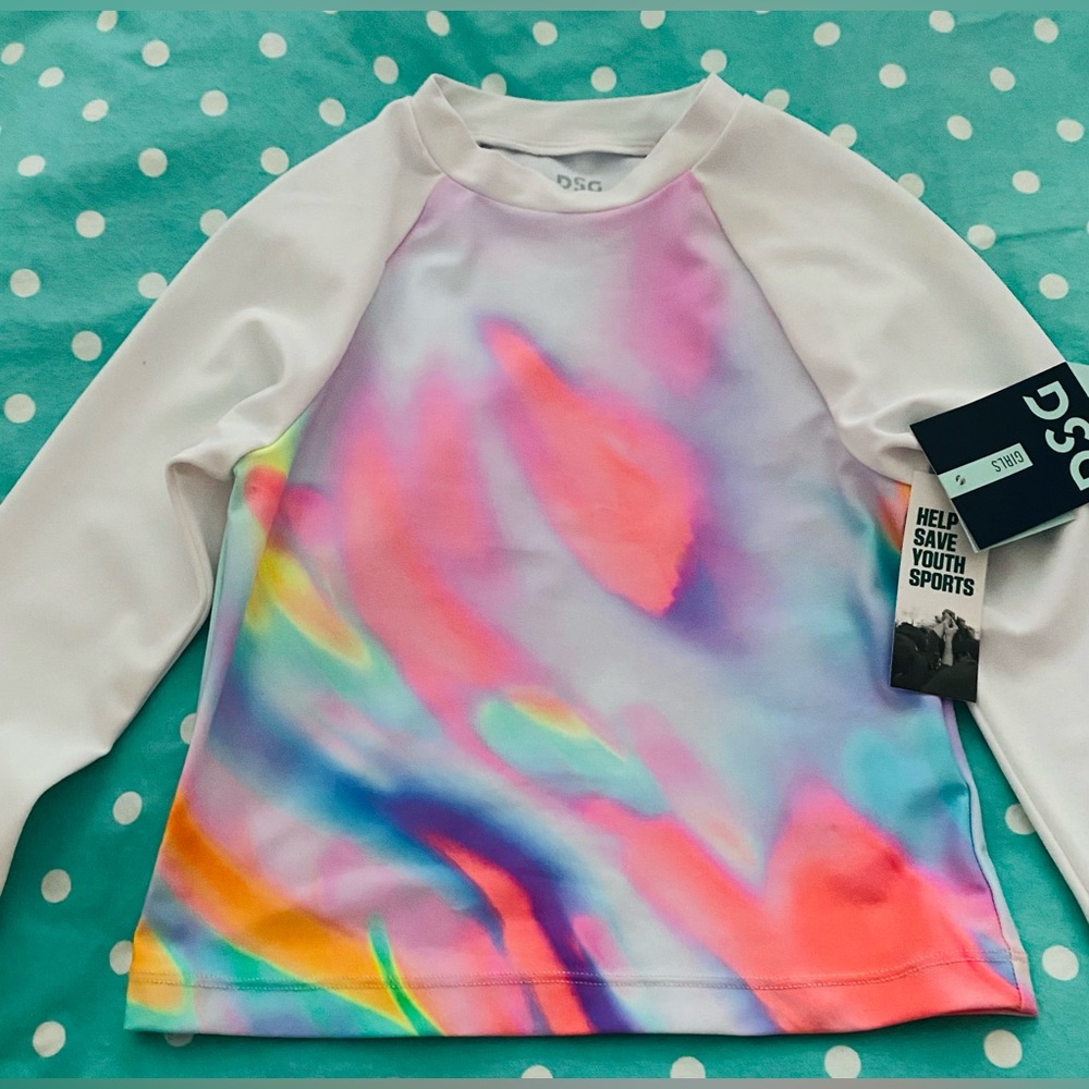 DSG Dick’s Girl’s Rash Guard XS (4-6) NEW